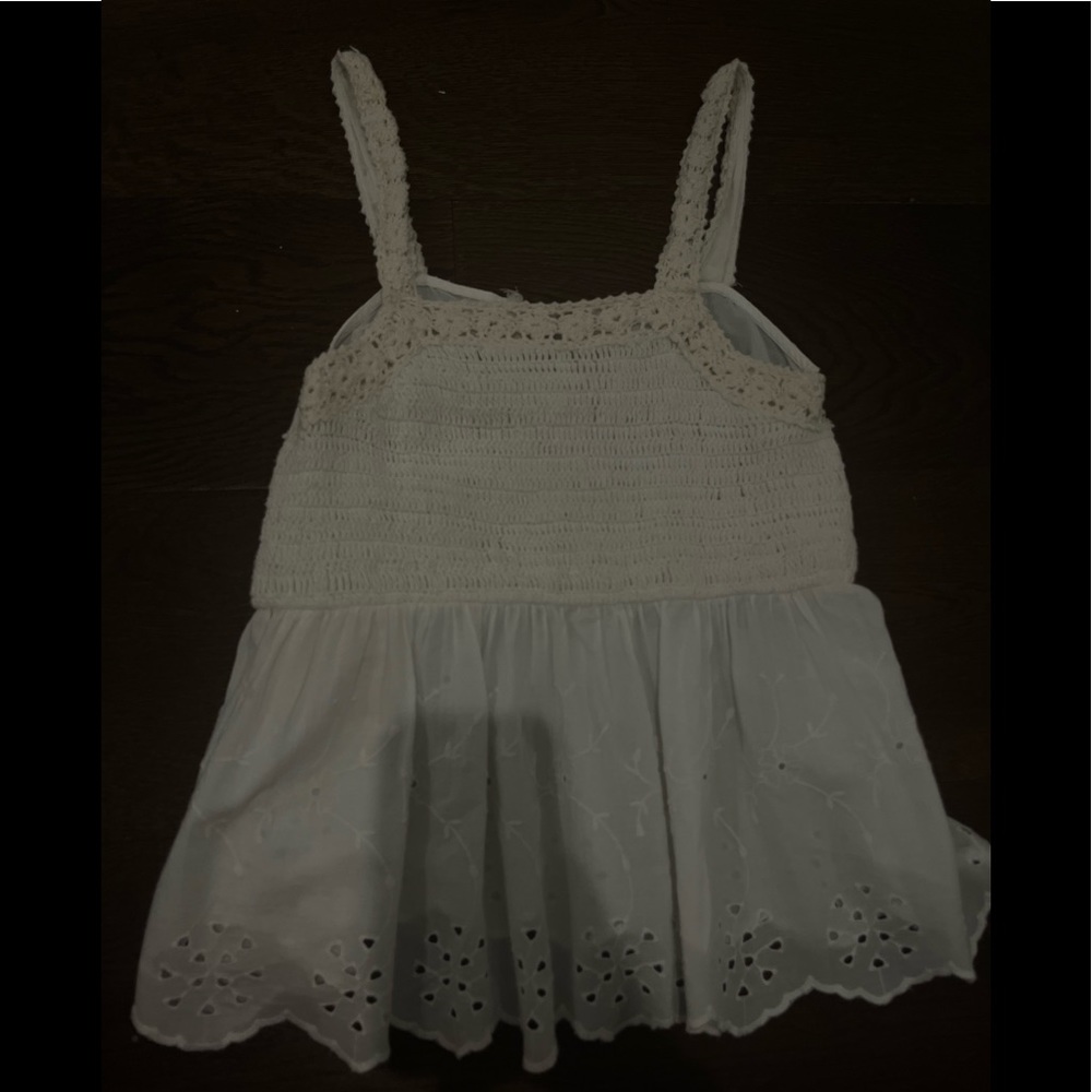Cute white summer top